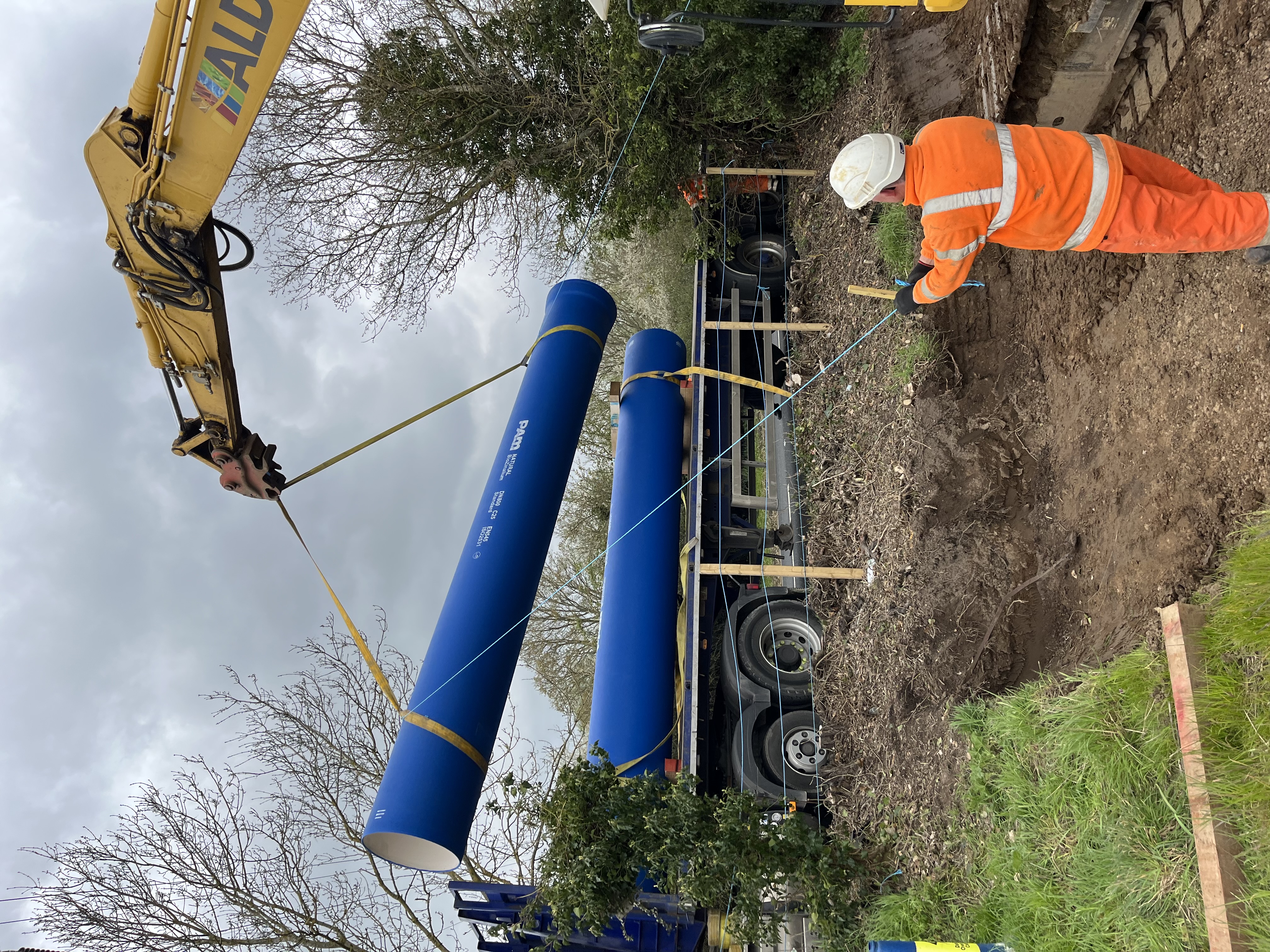 Layer to Langford pipelaying
