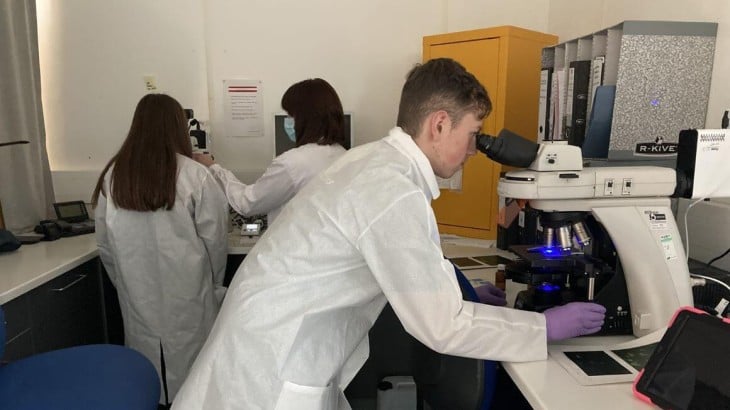 Northumbrian Water apprenticeships in Horsley laboratories