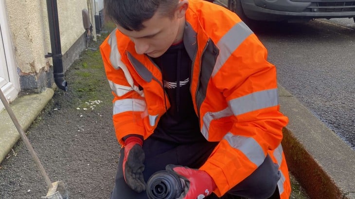Northumbrian Water apprentice in Teesside