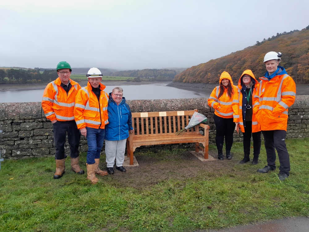 New bench allows family memorial to return to North East reservoir