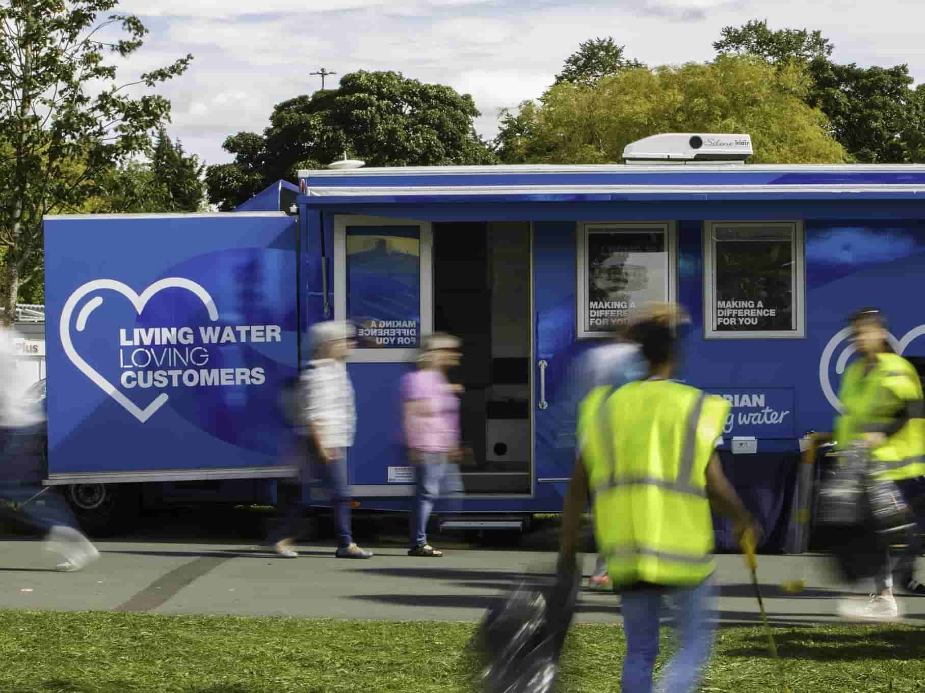 Northumbrian Water customer engagement vehicle Flo