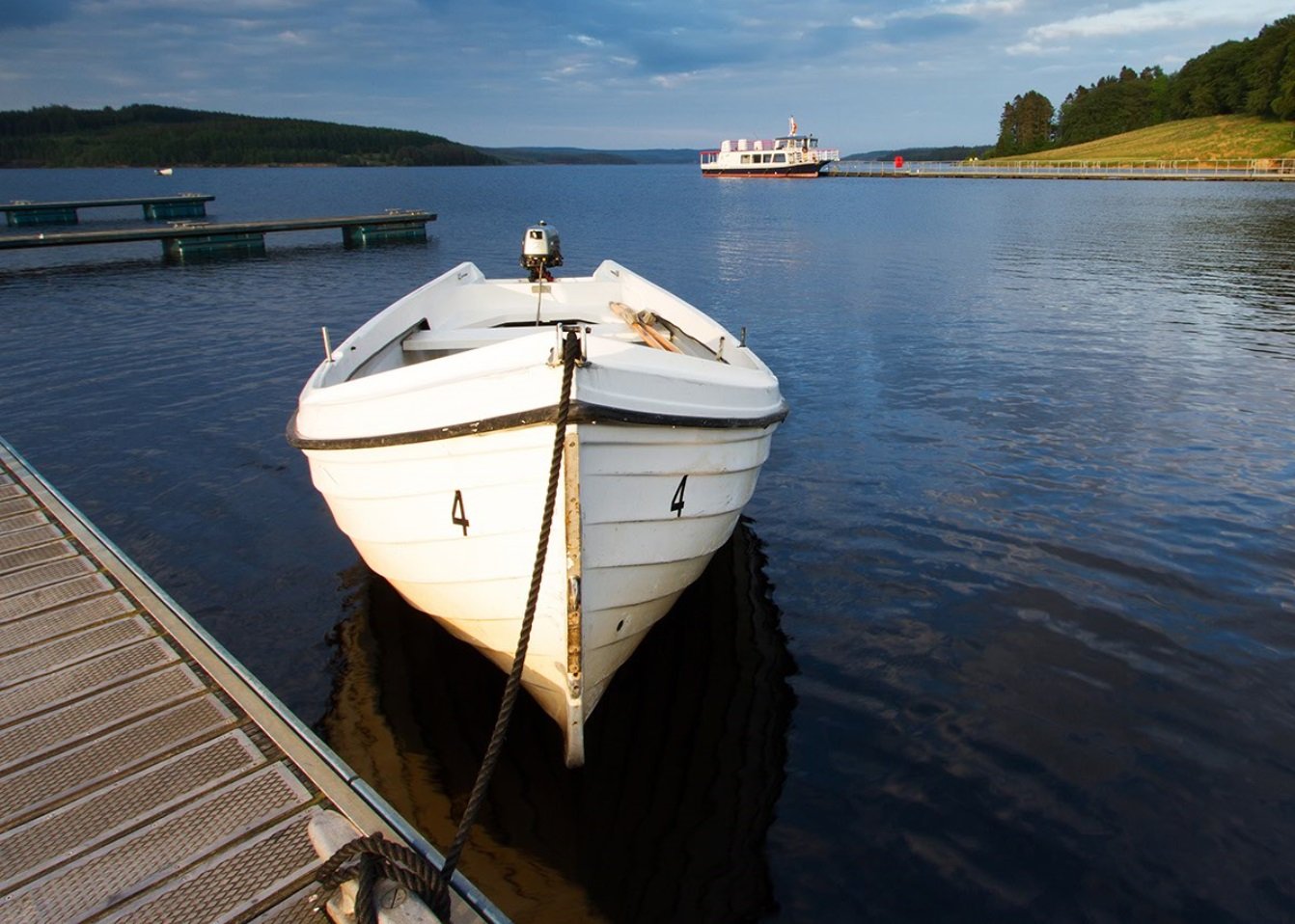 rowing boat Kielder Water