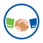 Our finances explained - handshake icon