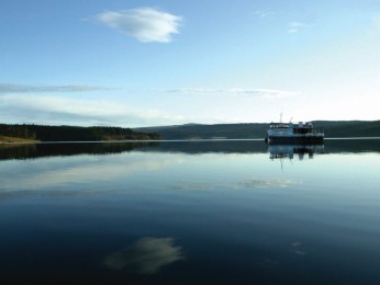 The Osprey ferry on Kielder Reservoir