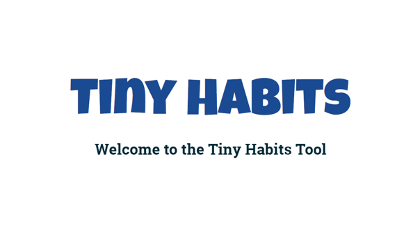 Tiny Habits